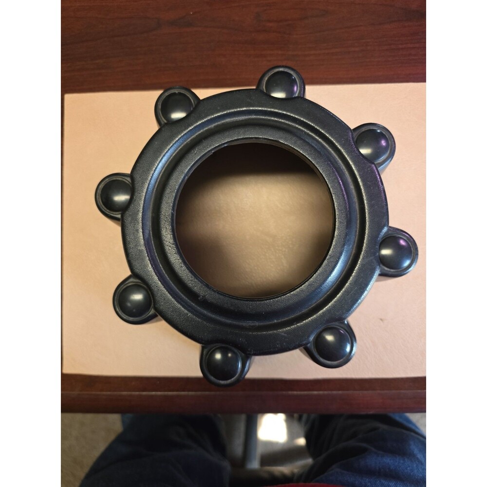 (1) 2C34-1A096-EA / FA black wheel center cap- open center  99-05 Ford F250 F350